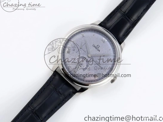 1230 Trendsetting De Ville Power Reserve SS MKF 1:1 Best Edition Blue Textured Dial on Black Leather Strap A 7742